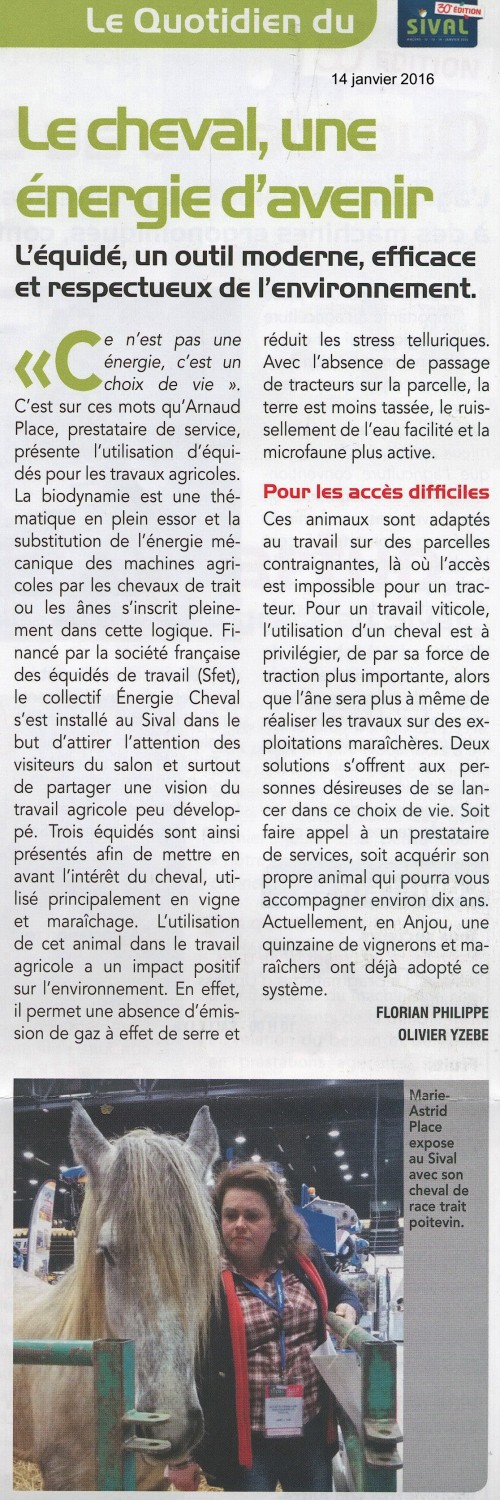 Journal du SIVAL - 14.01